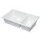 Alfi Brand White 34" Dbl Bowl Undermount Granite Composite Kitchen Sink AB3319UM-W - alternate 2